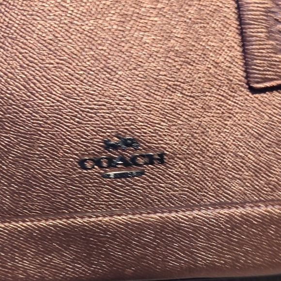 Coach Shimmering Bronze Satchel - Picture 3 of 9
